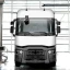 thumb Guide Complet sur le Garde-Boue Avant Gauche pour Camions Renault Trucks