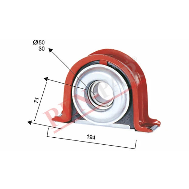 TAF PPL - Kit de Roulement de Support, Arbre de Transmission